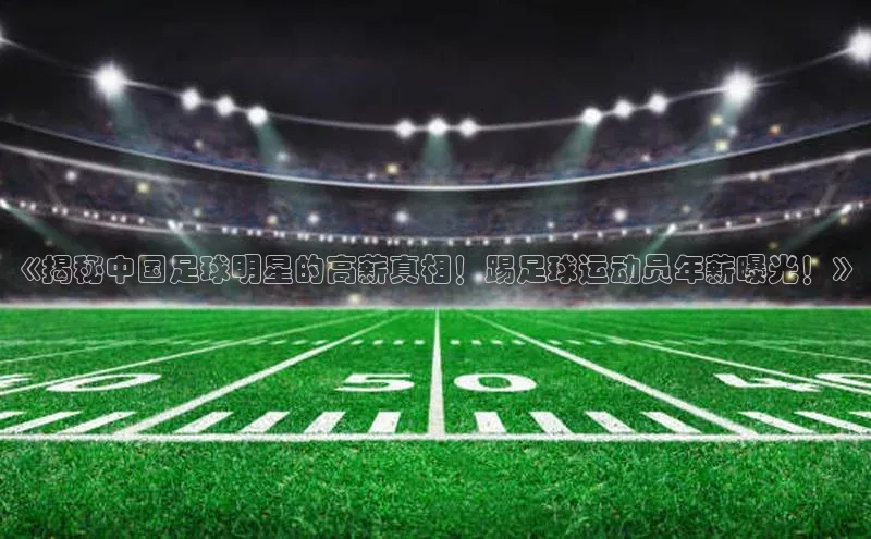 欧陆娱乐app下载安装路畅科技《揭秘中国足球明星的高薪真相！踢足球运动员年薪曝光！》